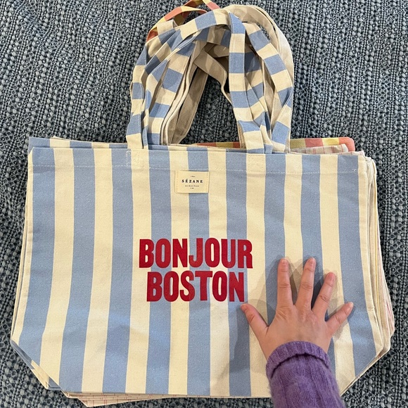 Organic cotton tote bags by Sezane - Picture 3 of 8